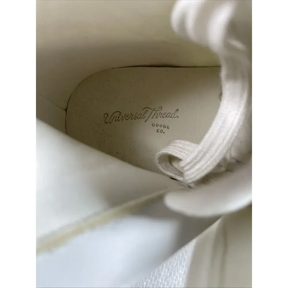 Universal Thread White Platform Sneakers Size 10 NWT